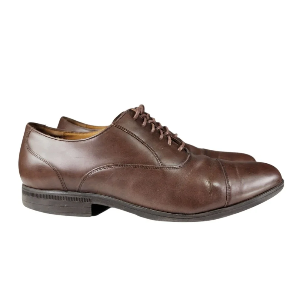 Cole Haan Grand OS Dress Shoes sz 11M Mens Brown Leather‎ Derby Oxford C20409